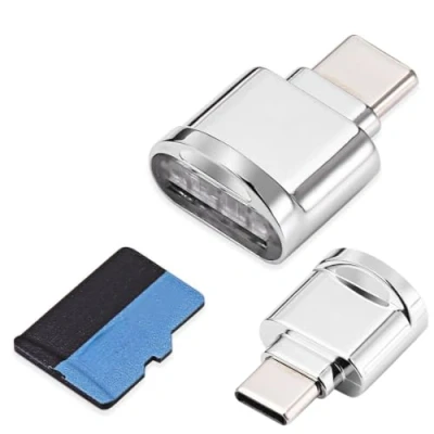 Immagine di chenyang CY Adattatore per lettore di schede da USB tipo C a Micro SD SDXC TF computer portatile e cellulare (set 2 pezzi)