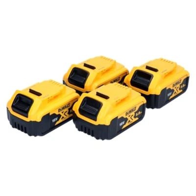 Immagine di DeWalt DCB184 18 V Li ion 5,0 Ah XR Slide Batterie Confezione da 4