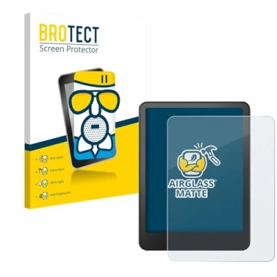 Immagine di brotect Pellicola Vetro Opaca per Amazon Kindle Paperwhite 2024 (12. Gen.) Protezione Schermo [Anti Riflesso, Durezza 9H]