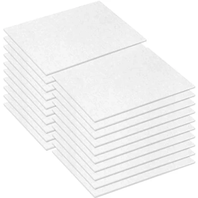 Immagine di McFilter 20 microfiltri universali circa 26 x 15 cm filtro aria motore aspirapolvere bianco