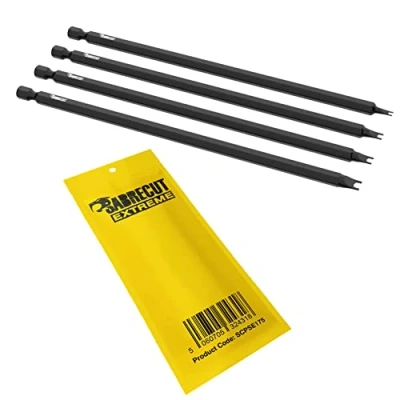 Immagine di 4 x SabreCut SCPSE175 Chiave a Occhio di Serpente Punte per Cacciaviti Sicurezza Naso Dimensioni: 6 8 10 175 mm (Lunghezza)