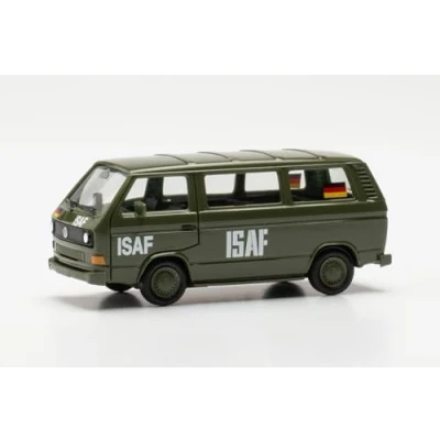 Immagine di Herpa modello di auto VW T3 Bus &quot;ISAF&quot;, in scala 1:87, pezzo da collezione, tedesco, statuetta plastica