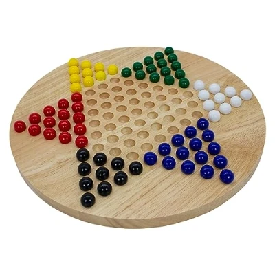 Immagine di GICO Gioco Halma in legno XL il da tavolo per tutta la famiglia, esecuzione stabile. di società noto grandi e piccini 7960