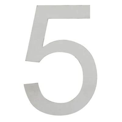 Immagine di ARREGUI SEC11 T3 Numeri e lettere di 20 cm altezza Numero civico esterno Acciaio inossidabile porta moderni Segnaletica Targa Indirizzo casa 5