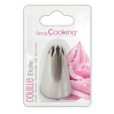 Immagine di ScrapCooking 1802 Bussola Stella Acciaio Inox Argento 14 x 10,8 3,2 cm