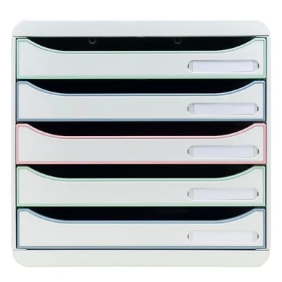 Immagine di Exacompta, Archiviazione di documenti, Schubladenbox BIG BOX, 5 Schubladen, AutentiK (A4+)