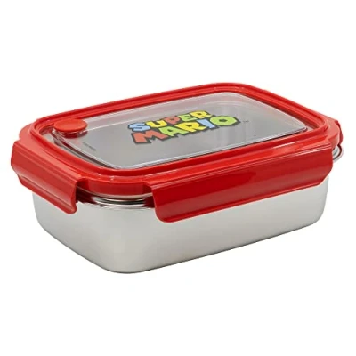 Immagine di Stor Lunch Box Logo Super Mario 1020Ml, Estándar, 10 unità