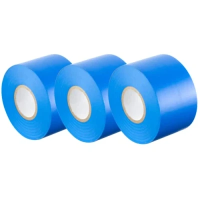 Immagine di Gocableties Nastro isolante blu 50 mm x 33 m Robusto ed autoadesivo Per proteggere, unire e riparare cavi 3 rotoli