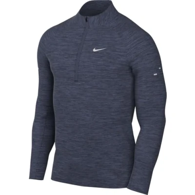 Immagine di Nike Maglia da Running con Zip A 1/4 Dri Fit Stride Uomo, Thunder Blue/Htr/Reflective Silv, HV2180 437, L