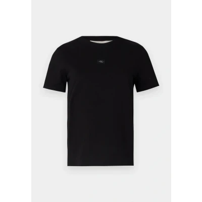 Immagine di Calvin Klein Woven Label Regular Tee J20J225243, Maglietta a Maniche Corte, Donna, Nero (CK Black), XS