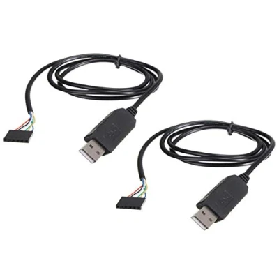 Immagine di TECNOIOT 2pcs 6Pin FTDI FT232RL USB TO Serial Adapter Module TTL RS232 Cable