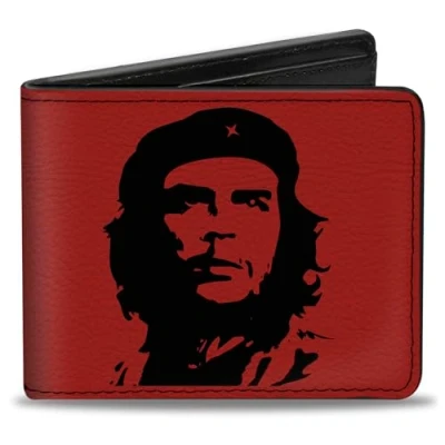 Immagine di Buckle Down Portafoglio Bifold Che Guevara Accessori da Viaggio bi Fold, Multicolore, 4.0&quot; x 3.5&quot; Uomo