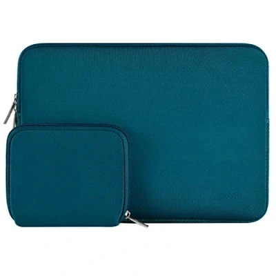 Immagine di MOSISO Laptop Custodia PC Portatil Compatibile con MacBook Air/PRO,13 13,3 Pollici Notebook,Compatibile PRO 14 M3 M2 M1 Max 2024 2021,Neoprene Borsa Piccolo Case, Deep Teal