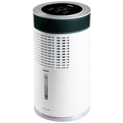 Immagine di DOMO Air Cooler Chillizz Rinfrescatore 9.6 W (Ø x A) 204 mm 380 Bianco, Nero Timer, con umidificatore, Display LED