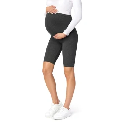 Immagine di Be Mammy Leggings Premaman Corti 04(Melange Scuro, XL)