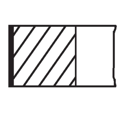 Immagine di MAHLE ORIGINAL 007 RS 00162 0N0 Kit Fasce Elastiche 79,5mm FIAT: Grande Punto Hatchback, Doblo II Van / Station Wagon, Evo Hatchback