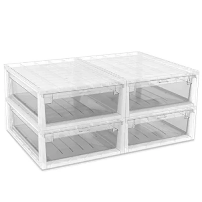 Immagine di Terry, Set contenitori con Cassetto Estraibile, Trasparenti, 4 Unità