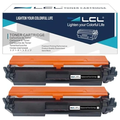 Immagine di LCL Cartucce di Toner Compatibile 30A CF230A (2 Nero) Sostituzione per HP Laser Jet Pro M203D M203DN M203DW MFP M227SDN M227D M227FDN M227FDW M203 M227