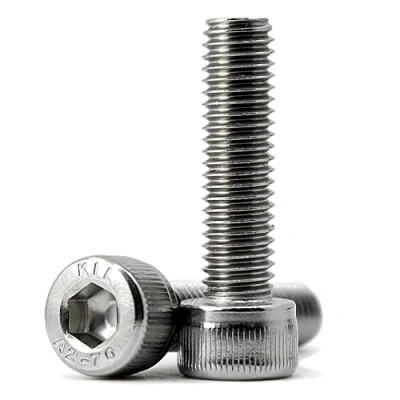 Immagine di (30 pezzi) M6 x 20mm Vite a testa cilindrica con esagono incassato in acciaio inox 304,filettatura completa