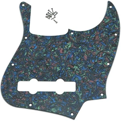 Immagine di Dopro 5 corde Jazz Bass Pick Guard J Scratch Plate per USA/Messicano FD String Abalone Pearl