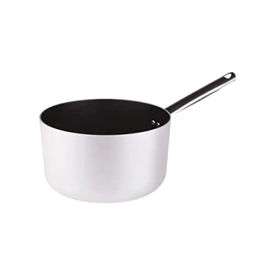 Immagine di Pentole Agnelli ALSA105S20 Casseruola Alta con Manico, Alluminio, Argento, 20 cm