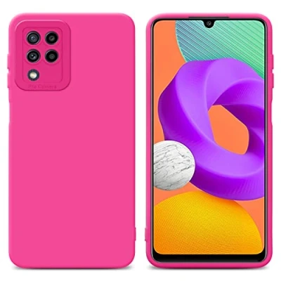 Immagine di Cadorabo Custodia Compatibile con Samsung Galaxy M22 / M32 4G in Fluid HotPink Coperchio Protettivo Silicone TPU Flessibile