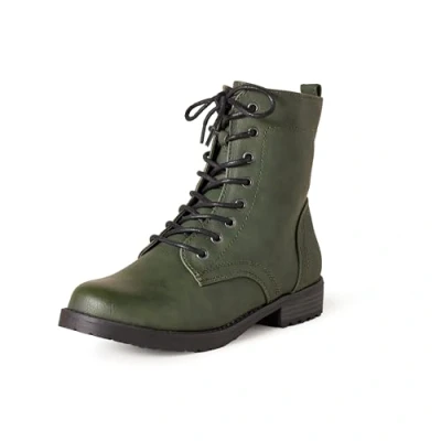Immagine di Amazon Essentials Anfibi con Lacci Donna, Verde, 44 EU