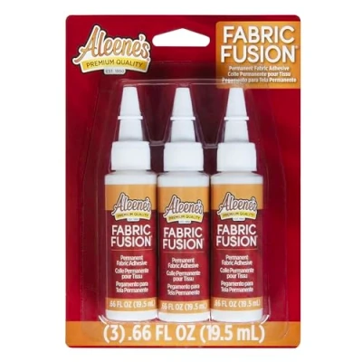 Immagine di I Love To Create Aleene&#039;s Fabric Fusion, colla permanente Trial, 19,5 ml, 3 pezzi, 2,33 x 10,79 15,24 cm