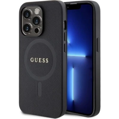 Immagine di GUESS GUHMP15XPSAHMCK Custodia rigida per iPhone 15 Pro Max 6.7&quot;, colore: Nero
