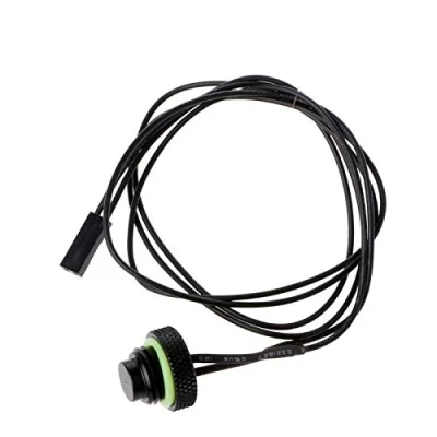Immagine di LTronics Sensore di temperatura per raffreddamento dell’acqua, 10 K, G1/4&quot; nero