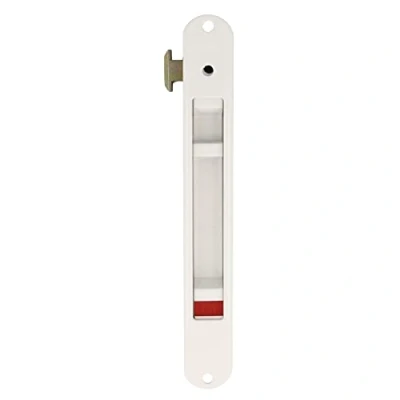 Immagine di Amig Serratura a Gancio Incasso per Finestre e Porte Scorrevoli Design Moderno Semplice Facile Installazione Resistente all&#039;Acqua Corrosione, Bianco, Alluminio