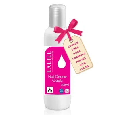 Immagine di LALILL Sgrassatore Unghie 100ml Cleaner per Gel, Ibridi e Spazzolino Disinfezione Potente, Distrugge i Batteri, Detergente, Strato di Sudore, Manicure