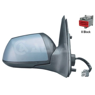 Immagine di Specchio retrovisore esterno Alkar 6126377 Dx con la prima mano elettrico termico, convesso per veicolo guida a Sx FORD: MONDEO 3 Stufenheck