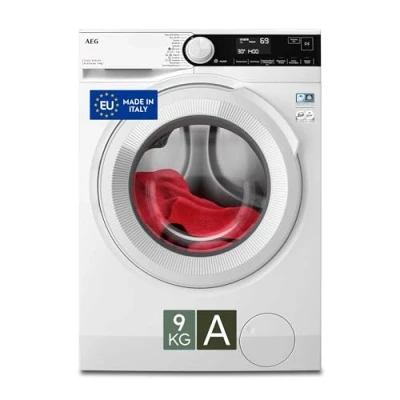 Immagine di AEG ProSteam Serie 7000 Lavatrice a carica frontale LR7D94GW, PreciseWash, programma Vapore Refresh, 9 kg, Classe A, colore Bianco
