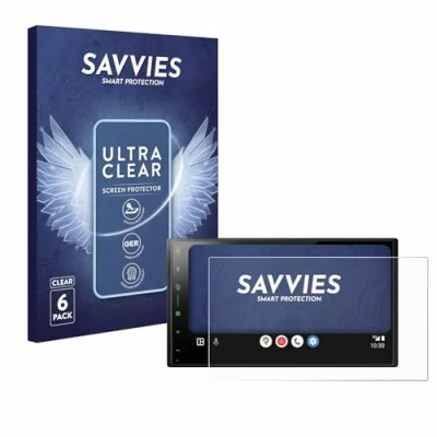 Immagine di savvies (6 Pezzi Pellicola Protettiva per Pioneer SPH DA77DAB Protezione Schermo Trasparente