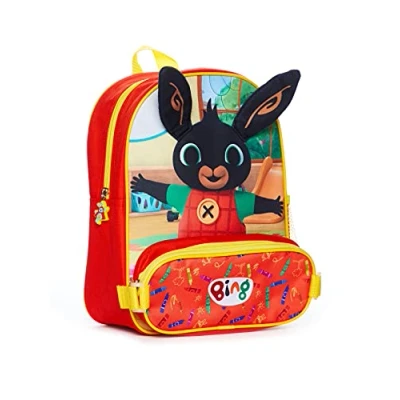Immagine di Bing Zaino per bambini con astuccio a forma di coniglietto, Arancione, Taglia Unica