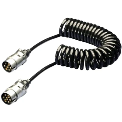 Immagine di HELLA Spirale elettrica con bullone/vite 7a... poli 12V nero/argento PU (Poliuretano)/Metallo Quantità: 1 8KA 004 797 021