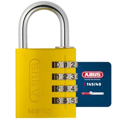 Immagine di Candado combinación aluminio 40mm amarillo