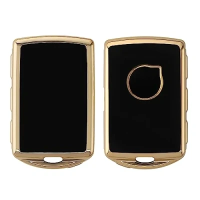 Immagine di kwmobile Cover Chiave Auto Compatibile con Volvo a 4 pulsanti Keyless Go Custodia Chiavi Copri Telecomando Copertina Copertura in Silicone TPU