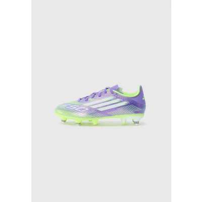 Immagine di adidas Performance F50 League Unisex Scarpe da calcetto con tacchetti, Taglia: 38 2/3, Purple rush/white/lucid lemon