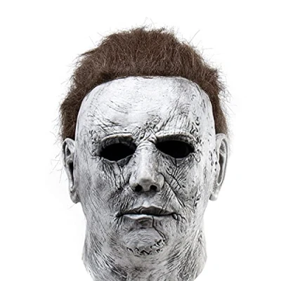 Immagine di mingqing Maschere horror in lattice 2022 New Halloween Michael Myers Maschera spaventose per costumi puntelli