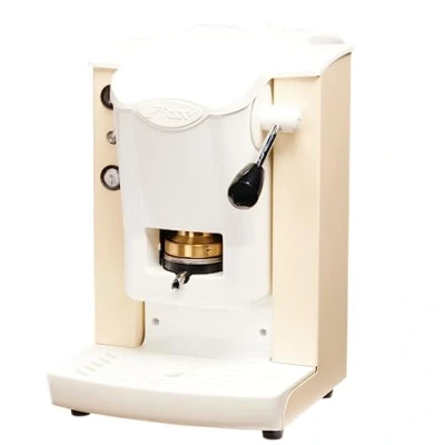 Immagine di FABER COFFEE MACHINES Modello Slot Plast Macchina caffe a cialde ese 44mm Colore Avorio plastiche Bianco Pressacialda in ottone
