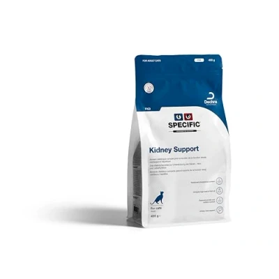 Immagine di SPECIFIC® Kidney Support (FKD) 400g Cibo secco per gatti adulti Ridotto contenuto proteico diminuire il carico di lavoro dei reni Omega 3 DECHRA Veterinary Products