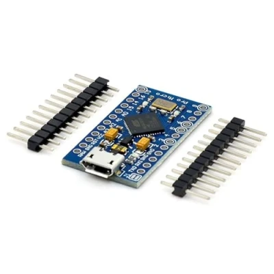 Immagine di Pro micro 32U4 Scheda di sviluppo microcontrollore da 5 V/16 MHz, con interfaccia USB, compatibile Arduino (1)