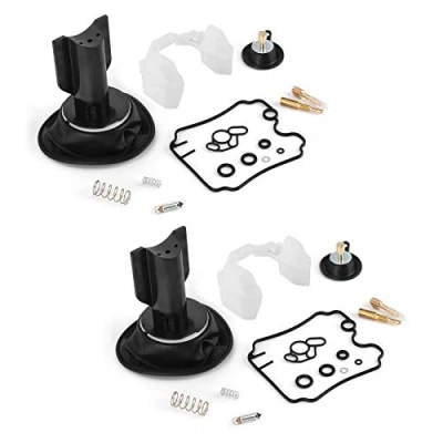 Immagine di Kit di riparazione carburatore, 2 set ricostruzione carburatore Accessori adatti sostituzione per TDM 850 / 850N XTZ 750H 750R