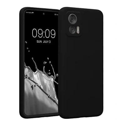 Immagine di kwmobile Custodia Compatibile con Motorola Edge 30 Neo Cover Back Case per Smartphone in Silicone TPU Protezione Gommata nero