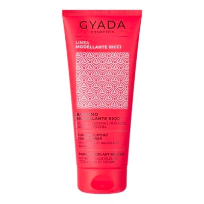 Immagine di GYADA COSMETICS, Balsamo Modellante Ricci, Capelli Ricci Districante, Elasticizzante e Disciplinante, a Base di Succo Aloe Vera, Olio Lino, Cocco, Argan Jojoba, 200 ml