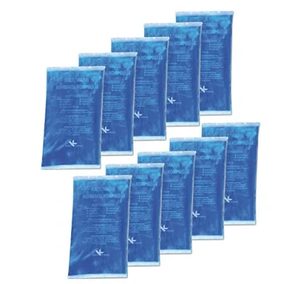 Immagine di KK Compressa fredda calda, 9 x 16 cm, confezione da 1 (1 10 pezzi), moderna, blu
