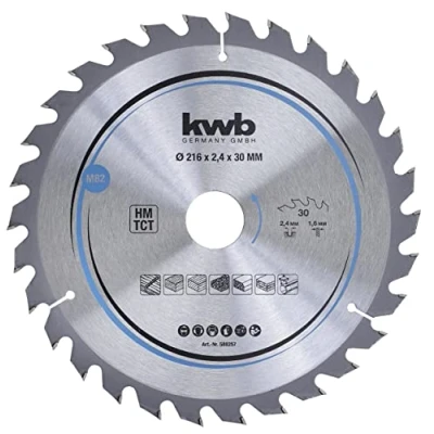 Immagine di kwb 588257 Lama circolare in metallo duro 216 x 30 mm 1 pz.