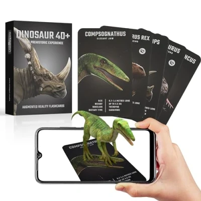 Immagine di Carte 4D+ di Realtà Aumentata Octagon Studio: Immersione nel Mondo dei Dinosauri con Modelli 3D Avanzati App iOS/Android 15 Lingue